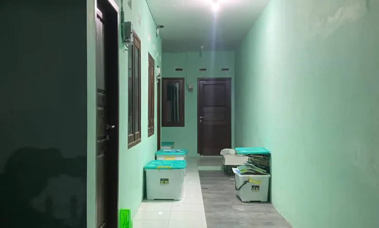 Penampakan rumah diduga CV DKK di Perumahan Mavilla Rengginas, Lombok Barat.