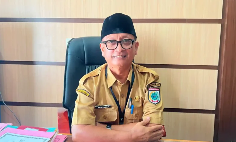 Kepala Badan Kesatuan Bangsa dan Politik (Bakesbangpol) Kabupaten Sumbawa Barat (KSB), Saifullah.