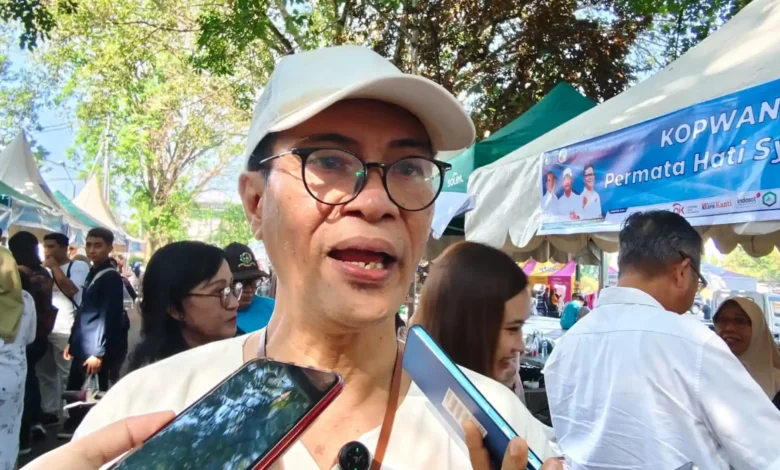 Kepala Disperinkop UKM Kota Mataram, Jemmy Nelwan, diwawancarai beberapa waktu lalu.