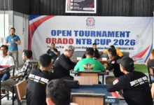 Suasana turnamen ORADO NTB yang berlangsung di Meekow, Jalan Lingkar Selatan, Mataram pada Minggu, 25-26 Juli 2026.