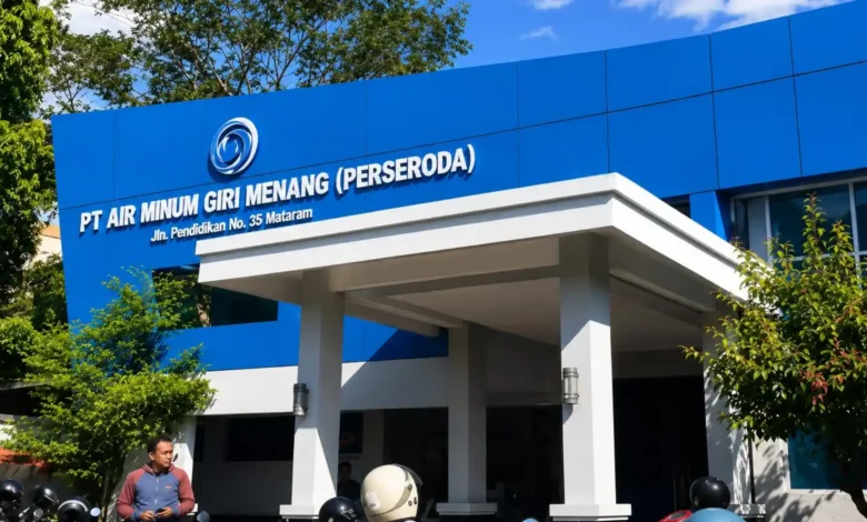 Gedung PT AMGM yang terletak di Jalan Pendidikan, Kota Mataram.