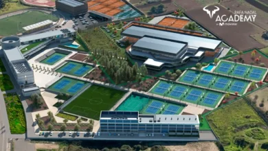 Ilustrasi proyek Rafa Nadal Academy yang akan dibangun di Lombok.