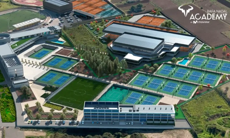 Ilustrasi proyek Rafa Nadal Academy yang akan dibangun di Lombok.