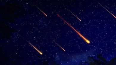 Ilustrasi hujan meteor yang akan menghiasi langit NTB pada akhir Juli 2026.