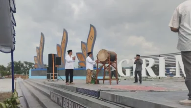 Pemkab Lombok Barat saat meresmikan Alun-Alun Giri Menang Park pada Maret 2026. Kini, proyek tersebut menjadi bagian dari pemeriksaan KPK.