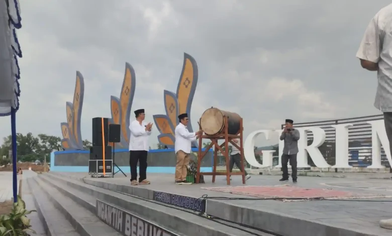 Pemkab Lombok Barat saat meresmikan Alun-Alun Giri Menang Park pada Maret 2026. Kini, proyek tersebut menjadi bagian dari pemeriksaan KPK.