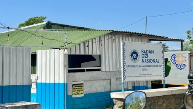 Salah satu Dapur Satuan Pelayanan Pemenuhan Gizi (SPPG) Badan Gizi Nasional di Kelurahan Kuang, Taliwang, Sumbawa Barat.