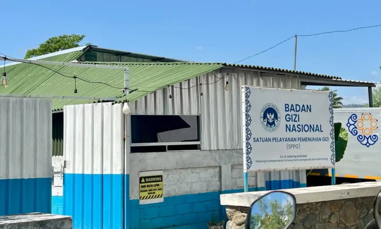 Salah satu Dapur Satuan Pelayanan Pemenuhan Gizi (SPPG) Badan Gizi Nasional di Kelurahan Kuang, Taliwang, Sumbawa Barat.