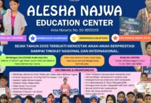 Lembaga bimbingan belajar, Alesha Najwa Education Centre yang dibentuk guru honorer berprestasi Andini Kartika Sari.