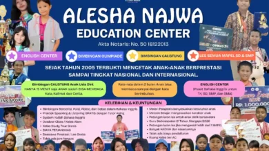Lembaga bimbingan belajar, Alesha Najwa Education Centre yang dibentuk guru honorer berprestasi Andini Kartika Sari.