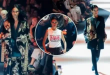 Para model saat menggunakan busana dengan perpaduan kain songket Lombok di ajang JF3 Fashion Festival 2026.