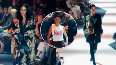 Para model saat menggunakan busana dengan perpaduan kain songket Lombok di ajang JF3 Fashion Festival 2026.
