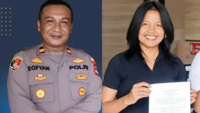Kapolsek Bolo, M. Sofyan Hidayat (kiri) yang dituding terlibat menerima setoran dan pembeking narkoba oleh Badai NTB (kanan).