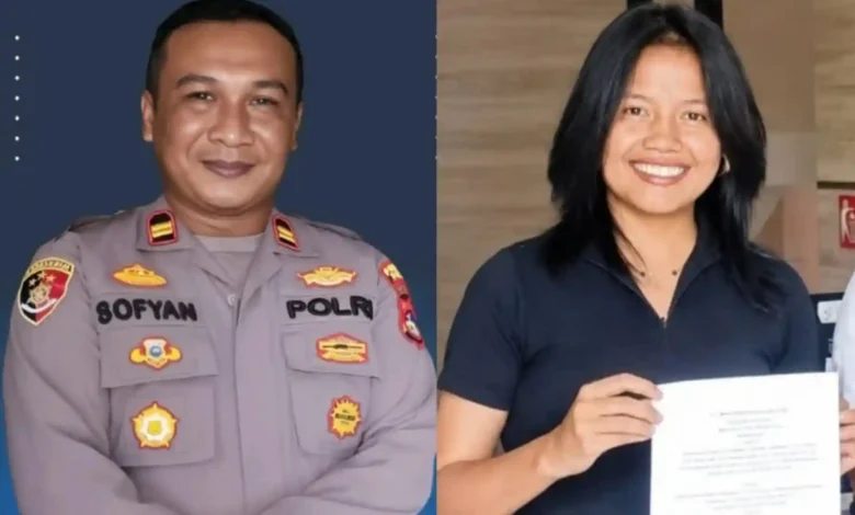 Kapolsek Bolo, M. Sofyan Hidayat (kiri) yang dituding terlibat menerima setoran dan pembeking narkoba oleh Badai NTB (kanan).