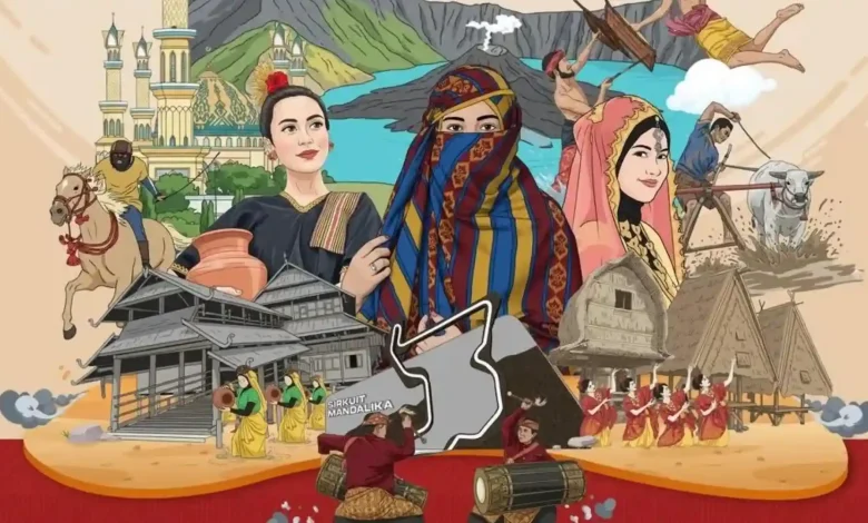 Ilustrasi event kalender budaya dan olahraga Provinsi NTB bulan Juli tahun 2026.
