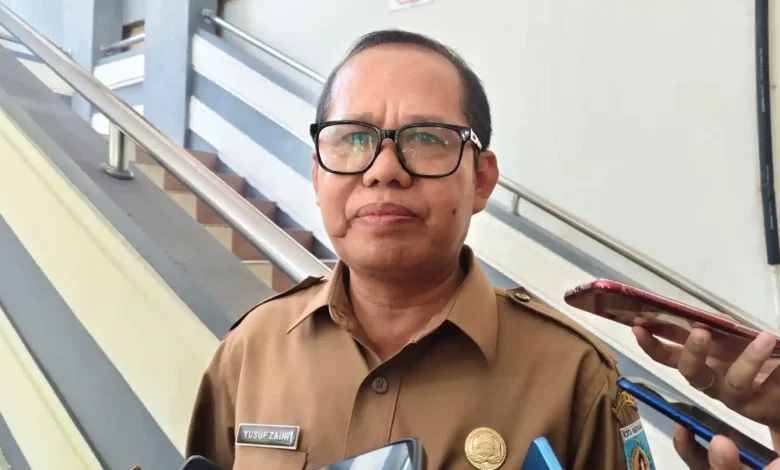 Kepala Dinas Pendidikan Kota Mataram, Yusuf, diwawancarai pada Senin, 6 Juli 2026, terkait SPMB 2026.