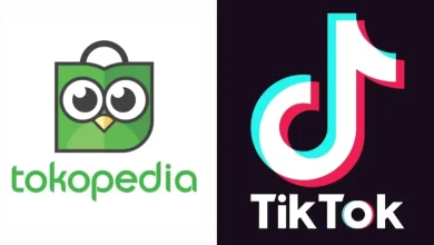 Logo perusahaan Tokopedia dan TikTok yang diisukan lakukan PHK pada 90 persen karyawan di tahun 2026.
