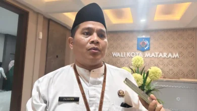 Kepala Dishub Kota Mataram, Zulkarwin diwawancarai beberapa waktu lalu.