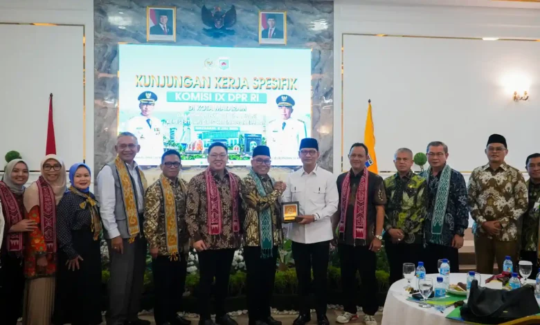 Kunjungan Komisi IX DPR RI ke Pendopo Wali Kota Mataram, Rabu, 8 Juli 2026.