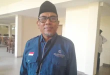 Pemilik Muhsinin Tour and Travel saat di acara silaturhami bersama calon jemaah haji khusus di Hotel Lombok Garden pada Sabtu, 11 Juli 2026.