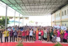 Sesi foto bersama kegiatan Tamsis Innovation Expo 2026 pada Sabtu, 27 Juni 2026.