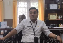 Kepala Bapenda Lobar, Lalu Agha Farabi saat diwawancarai beberapa waktu yang lalu, Mei, 2026.