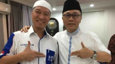 Wakil Sekjen DPP PAN Muhammad Syafrudin (kiri) bersama Ketua Umum DPP PAN Zulkifli Hasan (kanan) beberapa waktu lalu.