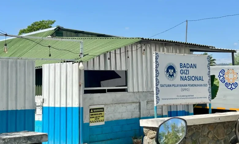 Salah satu Dapur Satuan Pelayanan Pemenuhan Gizi (SPPG) Badan Gizi Nasional di Kelurahan Kuang, Taliwang, Sumbawa Barat.