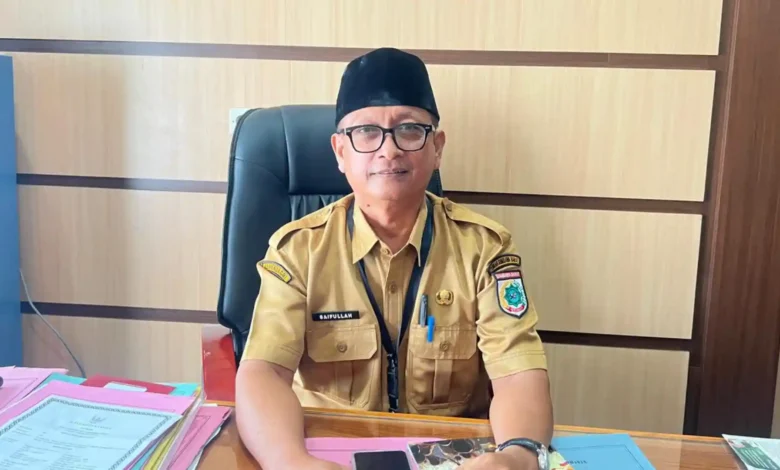 Kepala Badan Kesatuan Bangsa dan Politik (Bakesbangpol) Kabupaten Sumbawa Barat (KSB), Saifullah.