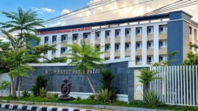 Tampak gedung RSUD Tripat (Patut Patuh Patju) Gerung yang kini disorot karena penunjukan Dewan Pengawas, Senin, 3 Agustus 2026.