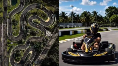 Gambaran lintasan balap Gokart Lombok yang akan segera hadir di Kuta Mandalika pada Agustus 2026.