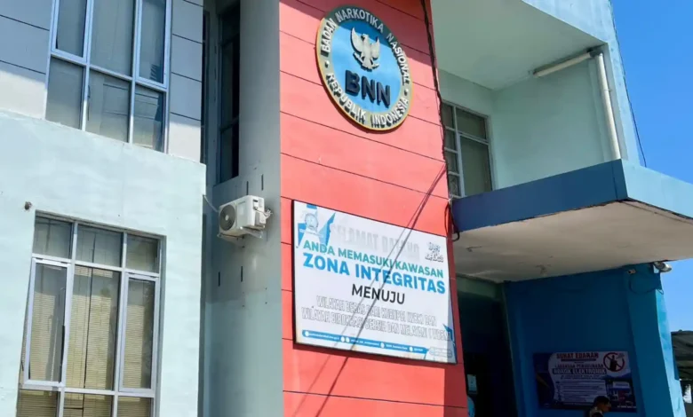 Kantor Badan Narkotika Nasional Kabupaten (BNNK) Sumbawa Barat.