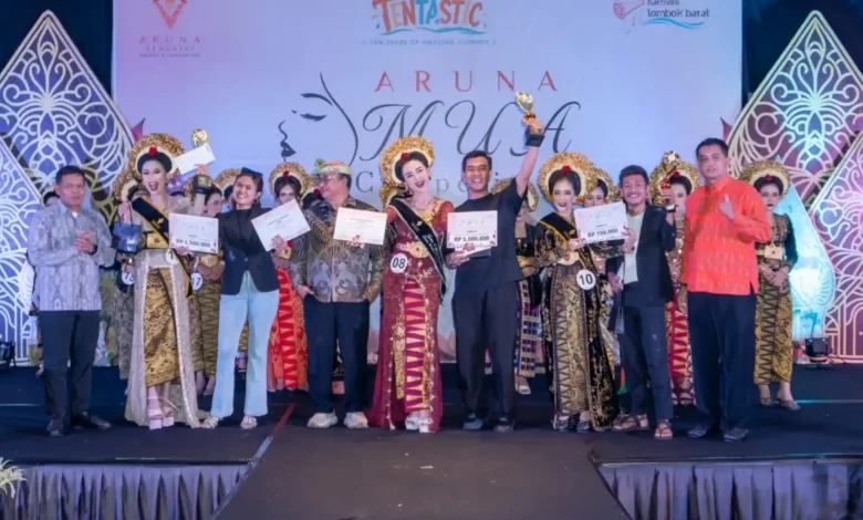 Penganugerahan pemenang Aruna MUA Competition oleh Aruna Senggigi Convention & Resort yang dihadiri unsur Pemerintah Kabupaten dan Provinsi, Selasa, 4 Agustus 2026.
