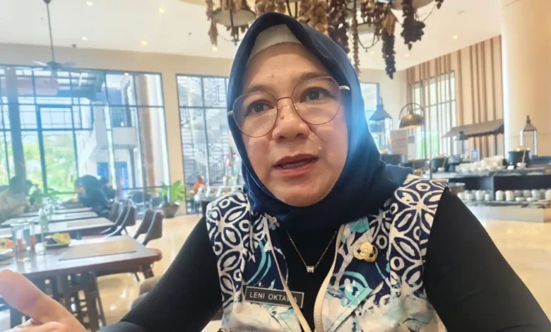 Sekretaris Dinas Pariwisata Kota Mataram, Leni Oktavia, diwawancarai beberapa waktu lalu.