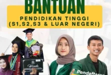 Poster pembukaan beasiswa pendidikan dari Baznas Lombok Barat.