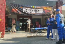 Suasana Posko SAR yang berlokasi di Ruang Tunggu Pelabuhan Lembar, Rabu, 12 Agustus 2026.