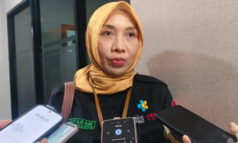 Direktur RSUD H. Moh. Ruslan Kota Mataram, dr. Ni Ketut Eka Nurhayati, diwawancarai, Selasa, 18 Agustus 2026.