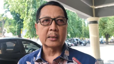Sekda Kota Mataram, Lalu Alwan Basri diwawancarai terkait realisasi PAD Kota Mataram.