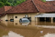 Banjir yang melanda Kuta Mandalika pada tahun 2025 lalu.