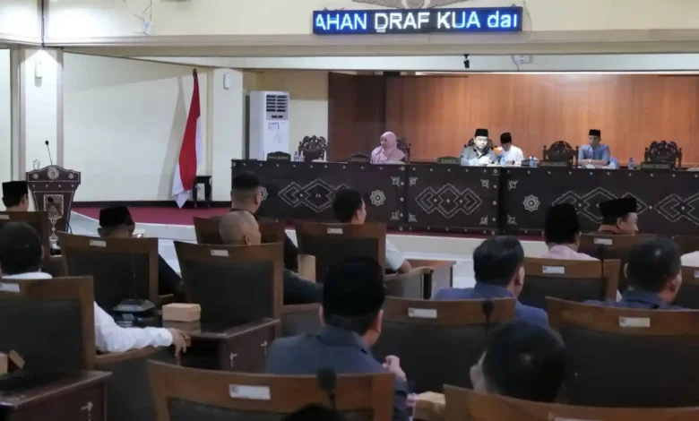 Momen paripurna penyerahan draf KUA-PPAS oleh Pemkab ke DPRD Lobar, Jumat, 21 Agustus 2026, yang lalu.