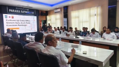 Suasana Mediasi antara warga, Dinas Perhubungan (Dishub) Kota Mataram, Ditlantas Polda NTB, serta sejumlah pihak terkait berlangsung Senin, 31 Agustus 2026, di Ditlantas Polda NTB.