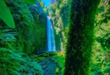 Air Terjun Rempa Peo, salah satu destinasi wisata di Dompu NTB.