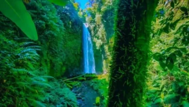 Air Terjun Rempa Peo, salah satu destinasi wisata di Dompu NTB.