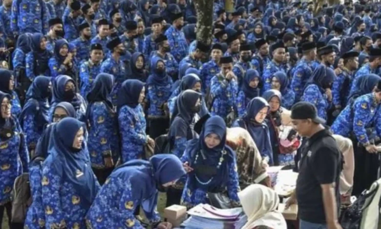 Ilustrasi guru PPPK Paruh Waktu yang rencananya akan beralih jadi penuh waktu.
