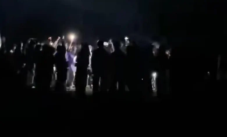 Penampakan pendaki yang diduga "dugem" di Savana Dandaun.
