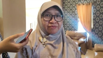 Wakil Ketua DPRD Kota Mataram, Hj. Istiningsih, diwawancarai, Rabu, 19 Agustus 2026.