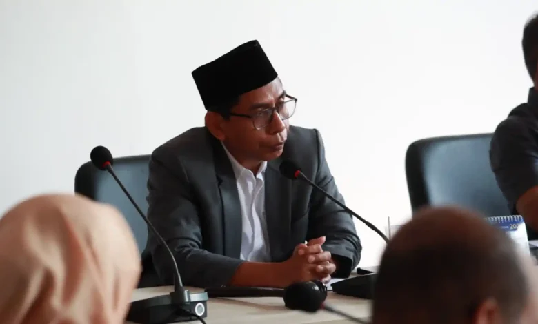 Ketua Komisi III DPRD NTB, Sambirang Ahmadi saat audiensi dengan KONSEPSI NTB, Selasa, 18 Agustus 2026. Foto: Istimewa