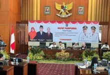 Rapat Paripurna DPRD pembahasan Tiga Raperda Kota Mataram, Rabu, 19 Agustus 2026.