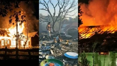 (Dari kanan) Tiga wilayah NTB yakni Lombok Timur, Lombok Tengah, dan Kabupaten Bima saat dilanda kebakaran.