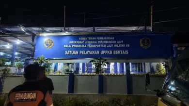 Tangkapan layar video amatir saat sopir truk yang terkena stick lamp Petugas UPPKB Bertais, September 2026.